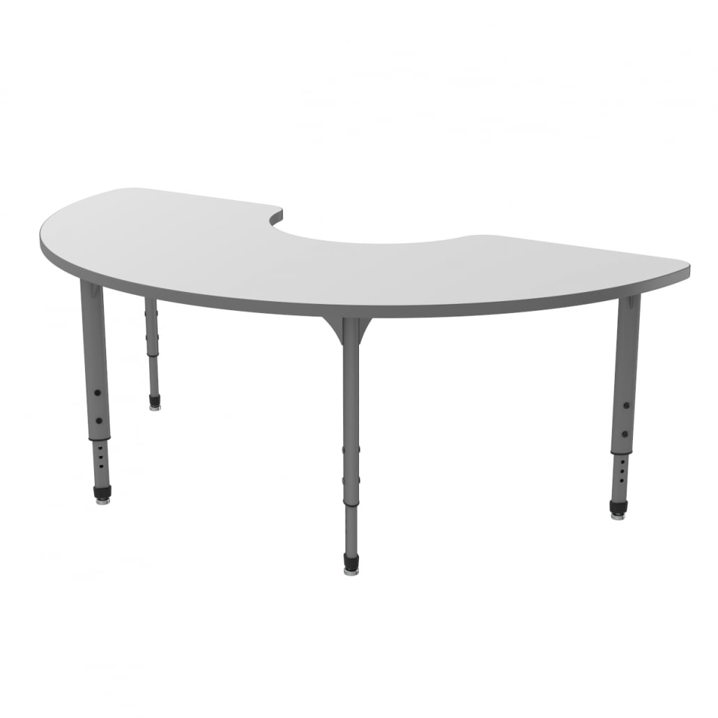 Apex™ Half Moon Student Table