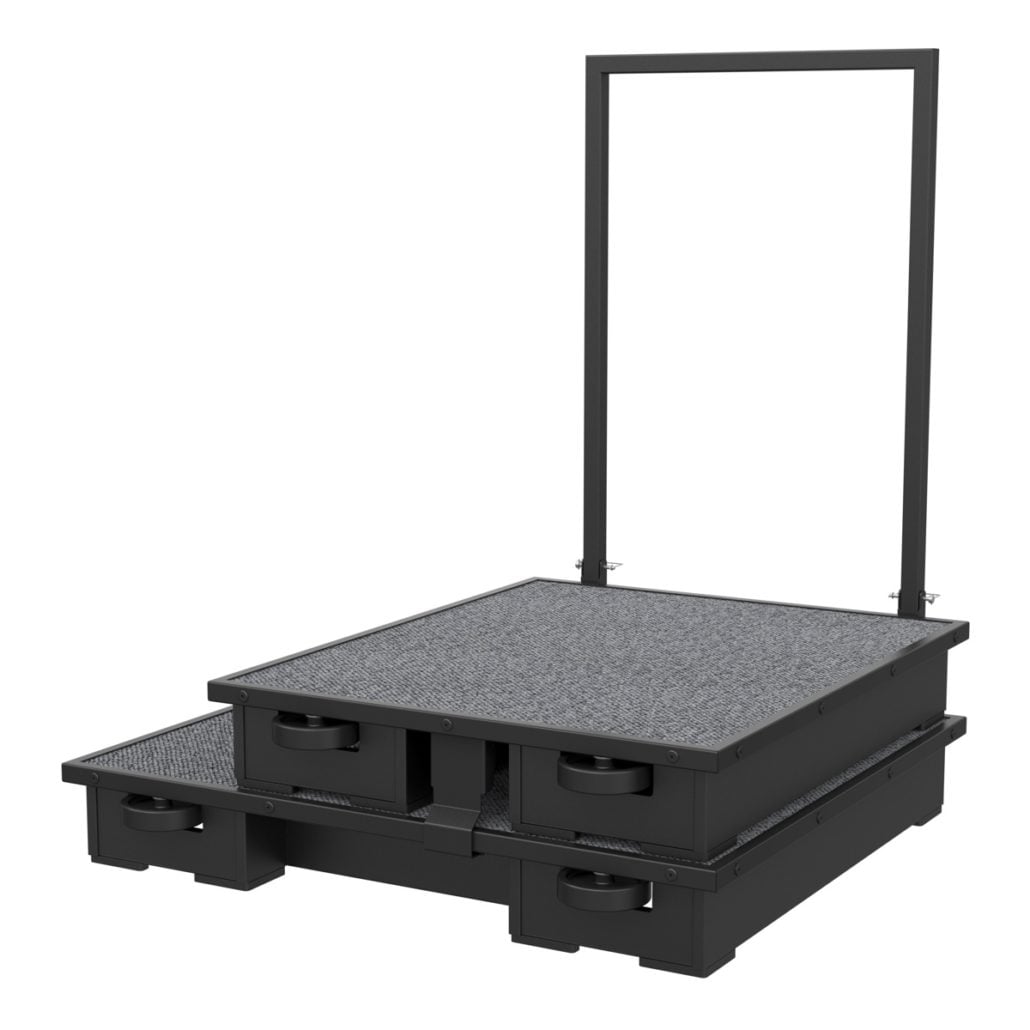 BS352 Conductor's Double Podium With Rail