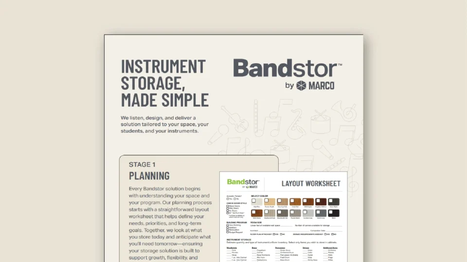 Bandstor-Order-Guide